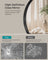 Round Wall Mirror - 76 cm - Metal - Easy to Install