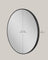 Round Wall Mirror - 76 cm - Metal - Easy to Install