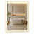 Hollywood Mirror - With Dimmable LED Lights - Matte White - 50.7 x 70.7 cm