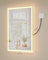 Hollywood Mirror - With Dimmable LED Lights - Matte White - 50.7 x 70.7 cm