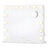 Hollywood Mirror - With Dimmable LED Lights - Matte White - 48 x 58 x 5.7 cm