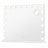 Hollywood Mirror - With Dimmable LED Lights - Matte White - 62 x 80 x 5.7 cm