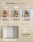 Hollywood Mirror - With Dimmable LED Lights - Matte White