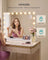 Hollywood Mirror - With Dimmable LED Lights - Matte White