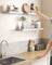 Floating Wall Shelf - Engineered Wood - Maple White - Versatile Display for Décor and Picture Frames