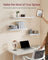 Floating Wall Shelf - Wood - Maple White - Versatile Display for Home Decor