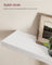 Floating Wall Shelf - Wood - Maple White - Versatile Display for Home Decor