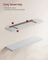 Floating Wall Shelf - Wood - Maple White - Versatile Display for Home Decor