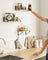 Set of 3 Floating Wall Shelves - Wood - Golden Oak - Dual Mounting Options