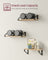 Set of 3 Floating Wall Shelves - Wood - Golden Oak - Dual Mounting Options