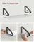 Wall Shelves Floating Shelves Set of 3 30 35 Cloud White and Matte Black - Wood and Steel - Cloud White