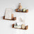 2-Tier Countertop Storage Shelf - Wood - Rustic Brown - Versatile for Home and Office Use