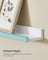 Set of 3 Floating Shelves - MDF - Matte White - Versatile Display for Home and Office