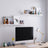 Set of 2 Floating Wall Shelves - Wood - Matte White - Front-Edge Design for Picture Frames and Trinkets
