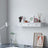 Floating Wall Shelf - 3 Drawers - White - High Gloss Finish