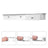 Floating Wall Shelf - 3 Drawers - White - High Gloss Finish