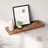 Floating Wall Shelf - MDF - Rustic Brown - 60 cm Display Storage Shelf