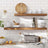 Floating Wall Shelf - MDF - Rustic Brown - 60 cm Display Storage Shelf