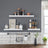 Wall Mounted Bookshelf - MDF - Rustic Brown - 60 cm Floating Shelf for Display and Storage