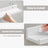 Floating Wall Shelves - Wood - White - Set of 3