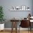 Floating Shelf - MDF - White - Long Design for Picture Frames and Books