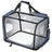 Large Folding Fabric Pet Carrier - Dark Blue - Spacious Design with Booster Seat Function