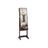 Full Length Mirror Jewelry Cabinet - Brown