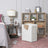 Laundry Basket - Synthetic Rattan - Natural - Foldable with Lid and Handles