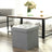 Folding Storage Ottoman - Light Grey - Linenette