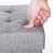 Folding Storage Ottoman - Light Grey - Linenette