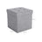 Folding Storage Ottoman - Light Grey - Linenette