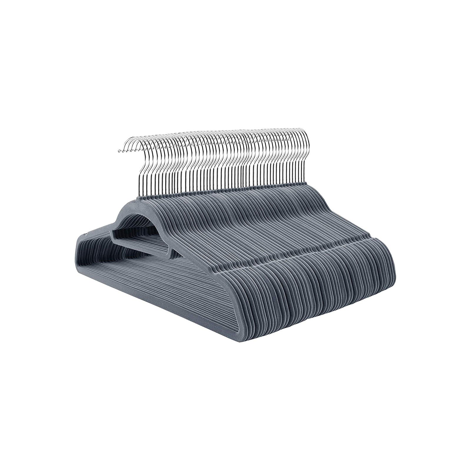 Velvet Hangers - 360° Swivel Hooks - Light Grey - Non-Slip