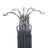 Velvet Hangers - 360° Swivel Hooks - Light Grey - Non-Slip
