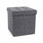 Storage Ottoman - Dark Grey - Linenette