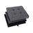Storage Ottoman - Dark Grey - Linenette