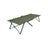 Folding Camping Bed - Steel - Black - Supports Up to 260 kg