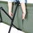 Folding Camping Bed - Steel - Black - Supports Up to 260 kg