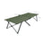 Folding Camping Bed - Steel - Black - Supports Up to 260 kg
