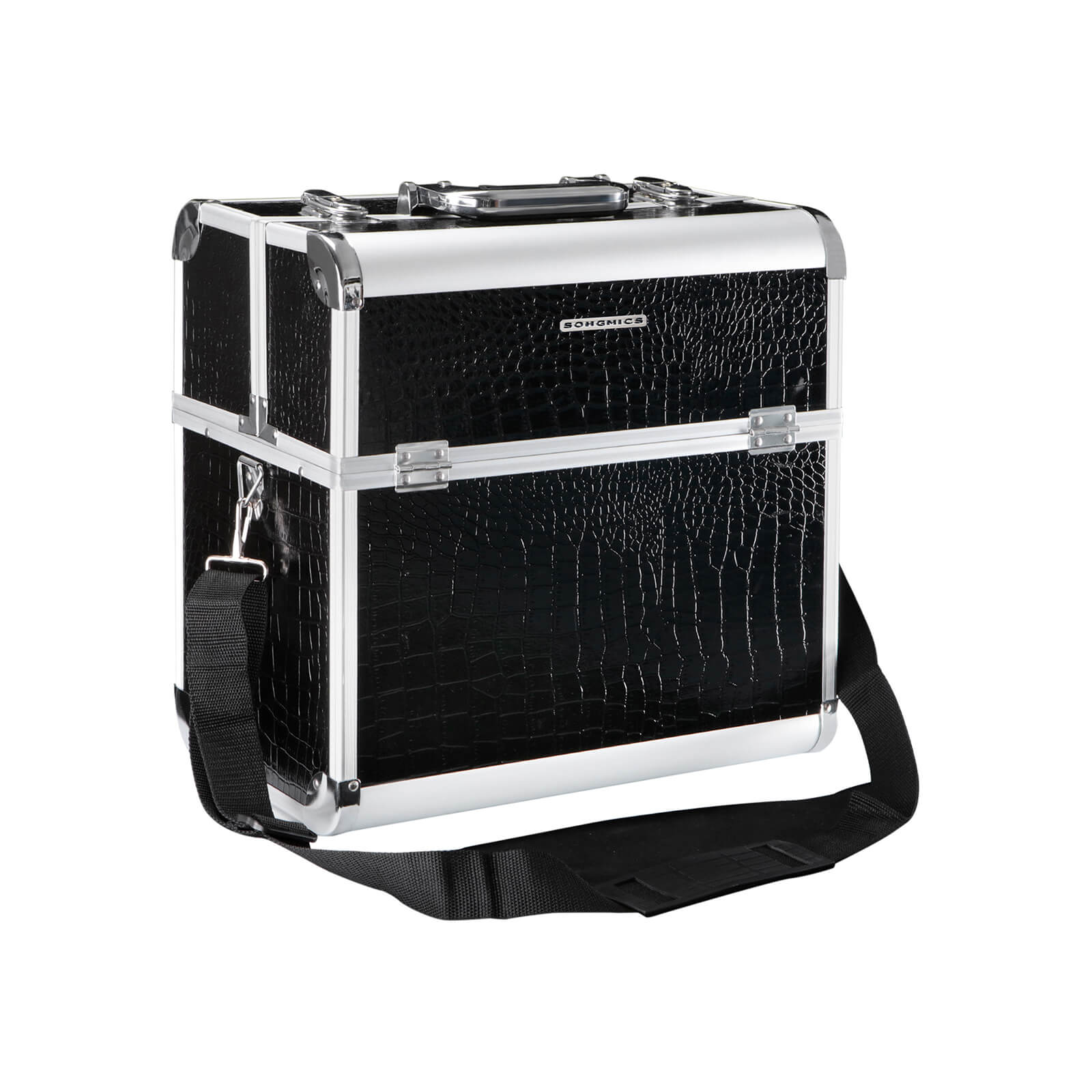 Lockable Vanity Case - Plastic - Black - Professional Makeup Storage