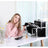 Lockable Vanity Case - Plastic - Black - Professional Makeup Storage