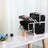 Lockable Vanity Case - Plastic - Black - Professional Makeup Storage