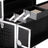Lockable Vanity Case - Plastic - Black - Professional Makeup Storage