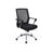 Mesh Office Chair - Fabric - Black - Adjustable Height with Lumbar Support and Tilt Mechanism