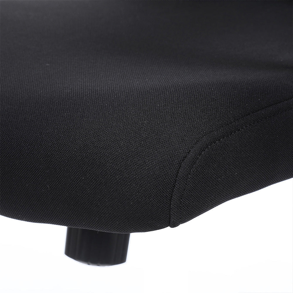 Mesh Office Chair - Fabric - Black - Adjustable Height with Lumbar Support and Tilt Mechanism