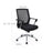 Mesh Office Chair - Fabric - Black - Adjustable Height with Lumbar Support and Tilt Mechanism