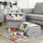 Stackable Storage Bins - Metal Frame - Grey - Magnetic Closure