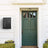 Wall-Mounted Lockable Mailbox - Steel - Black - With Viewing Windows and Nameplate