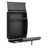 Wall-Mounted Lockable Mailbox - Steel - Black - With Viewing Windows and Nameplate
