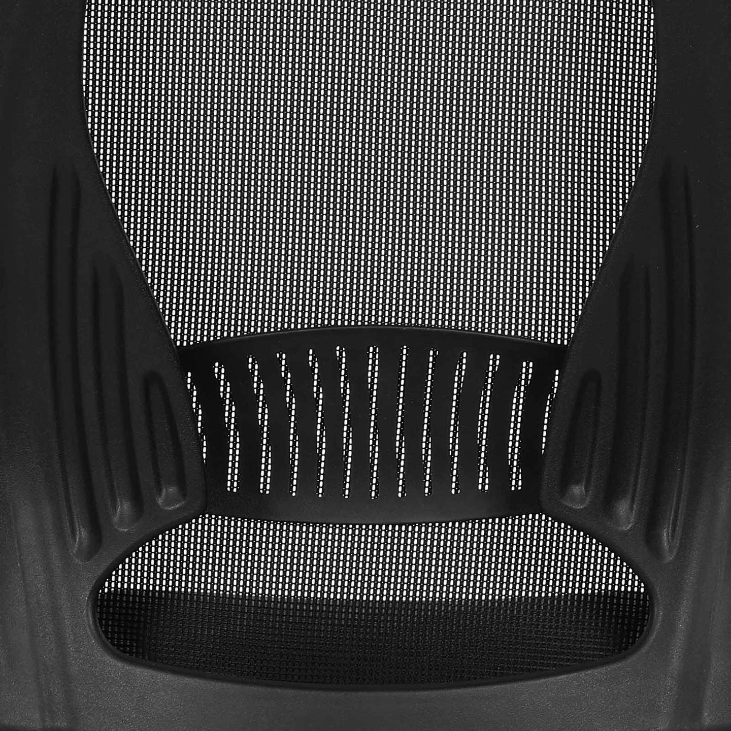 High Back Office Chair - Mesh - Black - Swivel Design with Flip-Up Armrests
