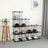 Cubes Storage Organiser - Metal Wire Mesh - Black - Interlocking Design with Large Capacity